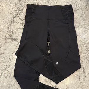 Lululemon lace mesh leggings